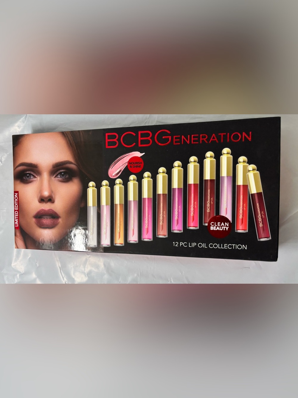 BCBGeneration 12-Pc Lip Oil Collection - Pink, Red & Nude Shades